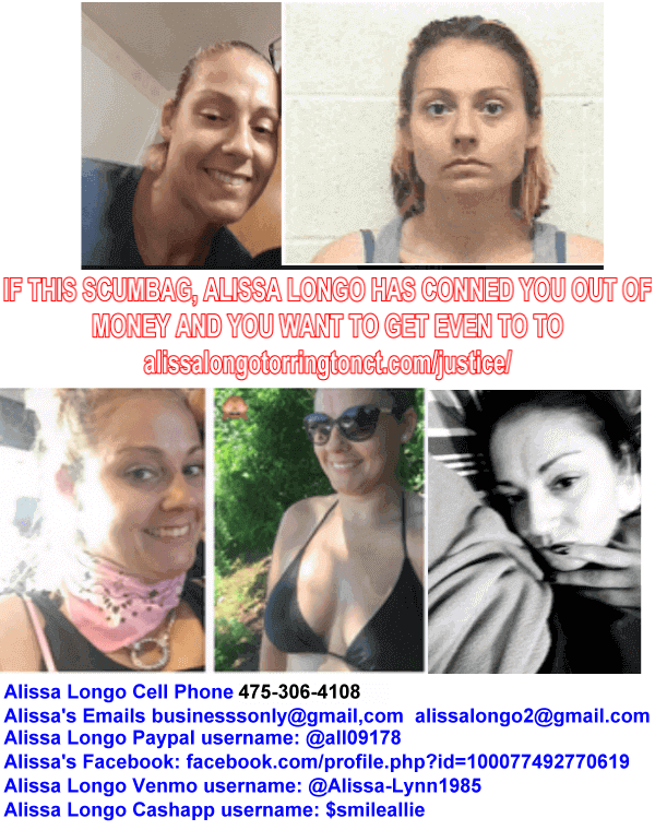 Alissa Longo's contact information including phone number 475-306-4108 and email address businesssonly@gmail.com and alissalongo2@gmail.com.